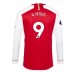 Arsenal Gabriel Jesus #9 Hjemmedrakt 2023-24 Lange ermer